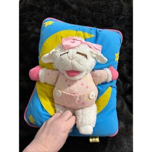 Lamb chop Shari Lewis Enterprises 1993  3d Pillow Baby Lamb Chop Plush -rare